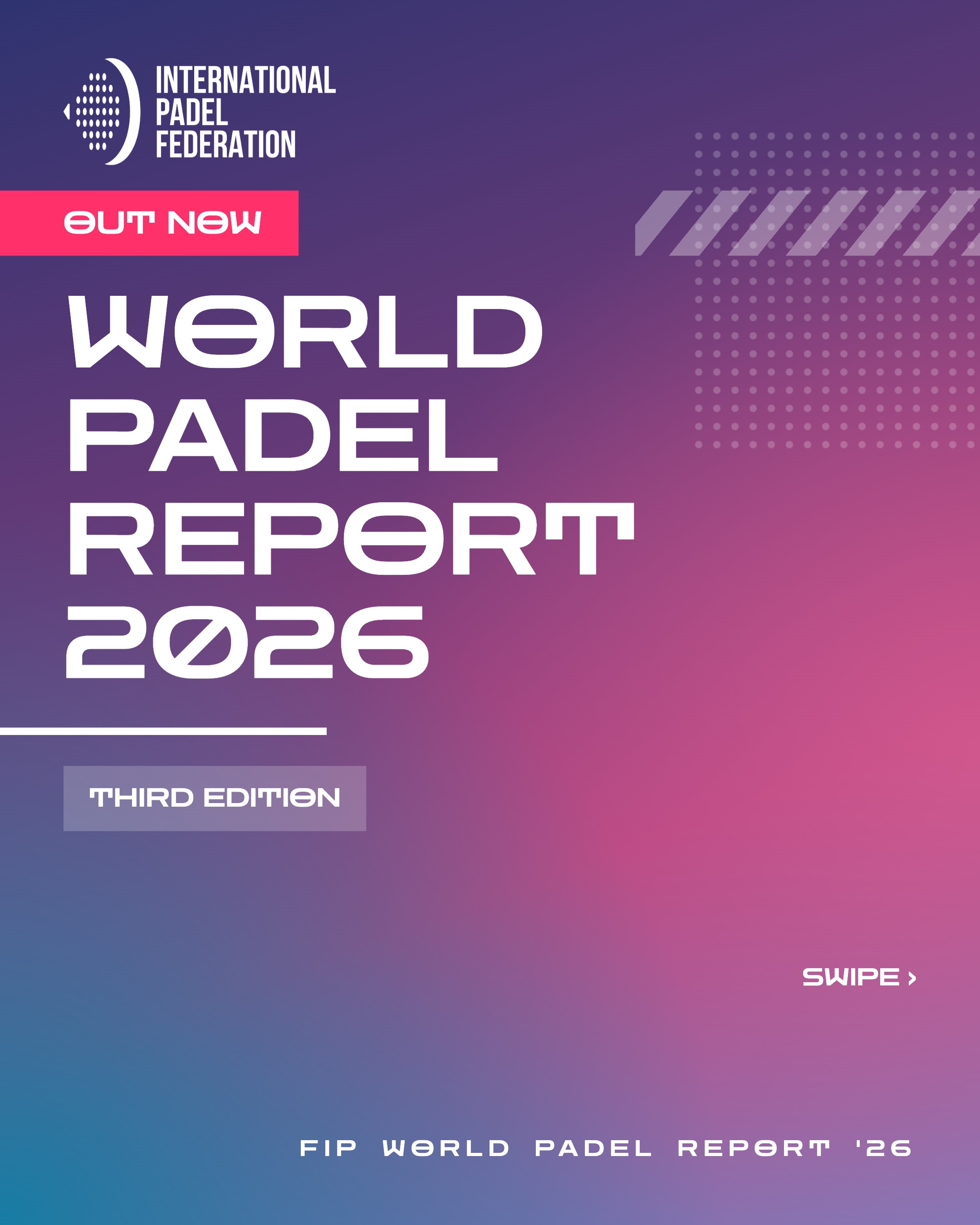 FIP World Padel Report 2026の公開案内